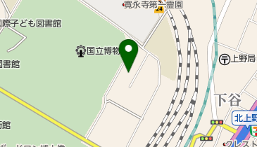 東叡山寛永寺 吉祥院の地図画像