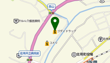 ゴダイドラッグ 佐用店の地図画像