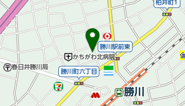 遊歩 勝川店の地図画像
