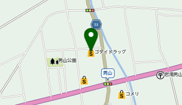 ゴダイドラッグ 岩滝店の地図画像