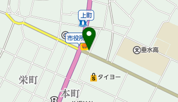 港屋たるみずの地図画像