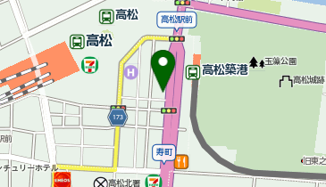 レディスアデランス高松の地図画像