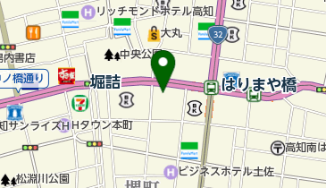 レディスアデランス高知の地図画像