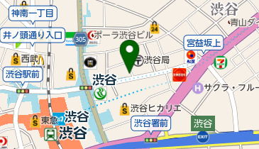 青山ヴォイスメイクアップアカデミー 東京・渋谷校の地図画像