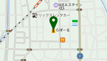 ショッピングセンターらぽーるの地図画像