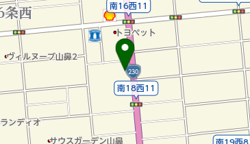 くるみや 札幌山鼻店の地図画像