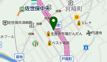 レディスアデランス佐世保の地図画像