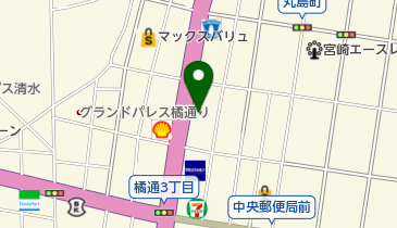 レディスアデランス宮崎の地図画像