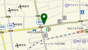 レディスアデランス松江の地図画像