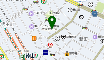 レディスアデランス徳山の地図画像