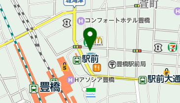 レディスアデランス豊橋の地図画像