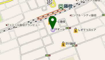 蕎麦処 利右エ門 オーレ藤枝店の地図画像