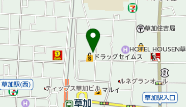 ニコニコ堂 草加店の地図画像