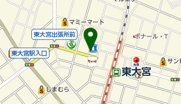 ニコニコ堂 東大宮センターの地図画像