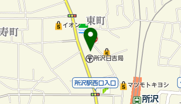 レディスアデランス所沢の地図画像