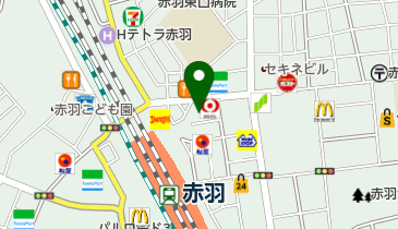 レディスアデランス赤羽の地図画像