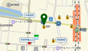 UNTITLED(アンタイトル) 西武秋田店の地図画像