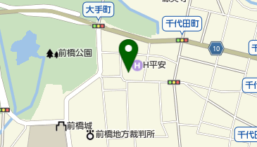 財団法人群馬県アイバンクの地図画像