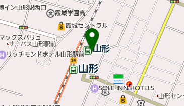新宿とんかつ さぼてん エスパル山形店の地図画像