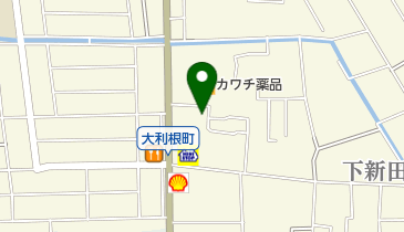 東邦薬品株式会社 前橋薬粧営業所の地図画像