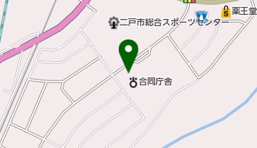 二戸保健所の地図画像