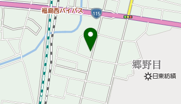 福島南子ども劇場の地図画像