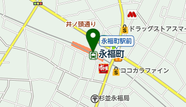 こだわりや 永福町店の地図画像