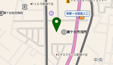 鎌ヶ谷市総合福祉保健センターの地図画像