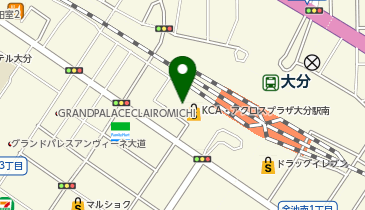 KCA・アクロスプラザ大分駅南の地図画像