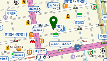 MALAIKA(マライカ) 狸小路店の地図画像
