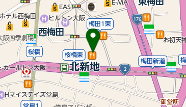 ホームメイドクッキング 梅田教室の地図画像