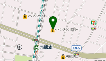 ビートスイミングクラブ 熊本プールの地図画像