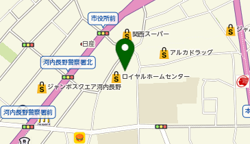 アングラーズ 河内長野店の地図画像