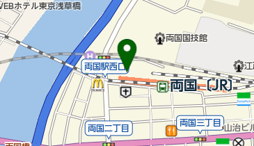 根津 鶏はな 両国江戸NOREN(ノレン)店の地図画像