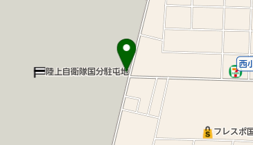 陸上自衛隊 国分駐屯地の地図画像