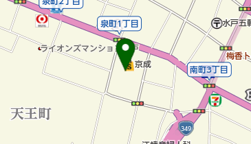 伊勢増 京成百貨店の地図画像