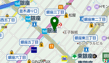和食屋の惣菜えん 銀座三越店の地図画像