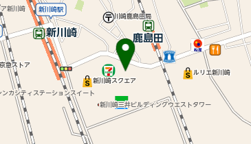 東急リバブル 新川崎センターの地図画像