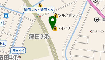 エンパイアー ダイイチ清田店の地図画像