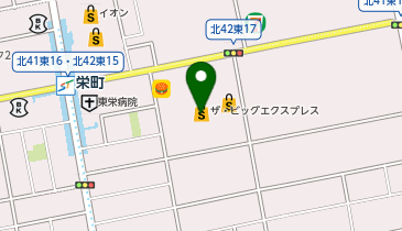 エンパイアー ザビッグエクスプレス栄町店の地図画像