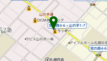 エンパイアー 山の手通店の地図画像