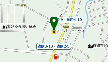 エンパイアー スーパーアークスノース店の地図画像