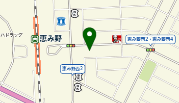 エンパイアー 恵み野店の地図画像