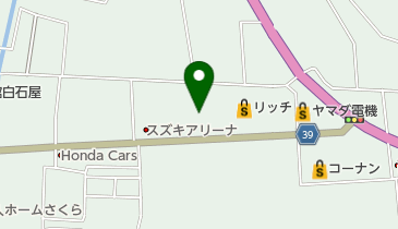 デリカセンターの地図画像