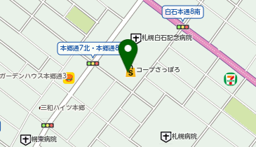 コープさっぽろ ほんどおり店の地図画像