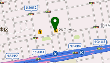 エンパイアー ラルズマート北35条店の地図画像