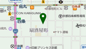 Okaffe kyoto(オカフェ キョウト)の地図画像