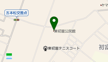 鎌ケ谷市東初富公民館の地図画像