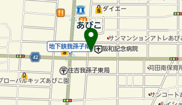 咲菜 あびこ本店の地図画像