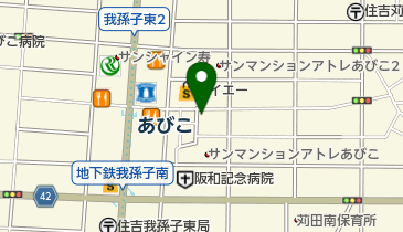 咲菜 あびこ北店の地図画像